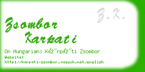 zsombor karpati business card